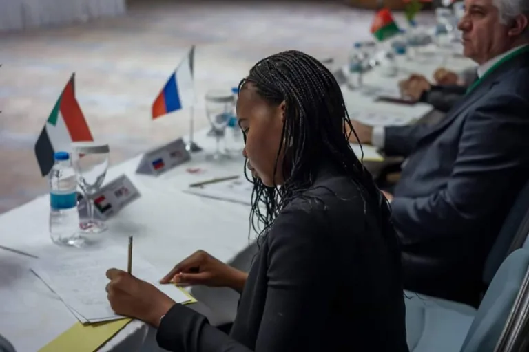 A national federation delegate taking notes during the FIFS World Congress