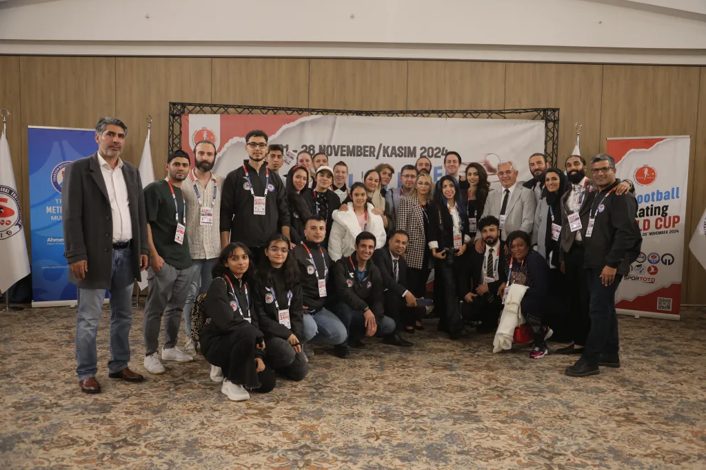 National delegations seated along the FIFS World Congress table