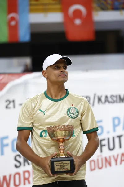 Award and trophy presentations at a Football Skating World Cup ceremony (photograph 17 of 24)
