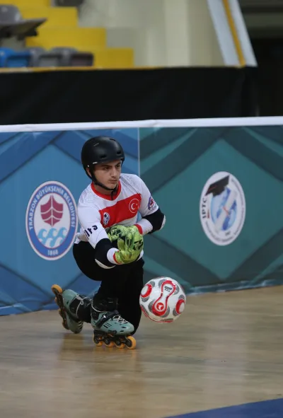 Young athletes competing in the first Junior Football Skating World Cup (photograph 9 of 26)