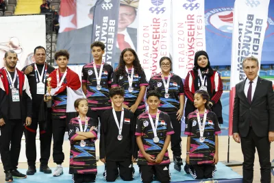 Young athletes competing in the first Junior Football Skating World Cup (photograph 24 of 26)