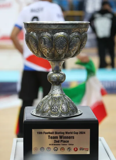 The opening ceremony of the Football Skating World Cup 2024, including the parade of nations (photograph 17 of 30)
