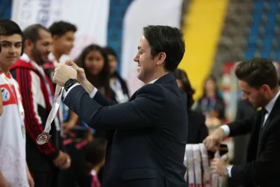 The opening ceremony of the Football Skating World Cup 2024, including the parade of nations (photograph 24 of 30)