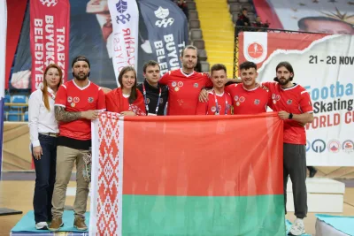 The opening ceremony of the Football Skating World Cup 2024, including the parade of nations (photograph 25 of 30)