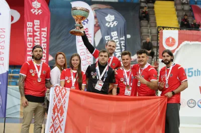 The opening ceremony of the Football Skating World Cup 2024, including the parade of nations (photograph 27 of 30)