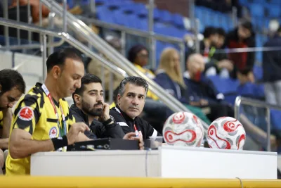 FIFS international referees officiating and preparing for Football Skating matches (photograph 14 of 26)