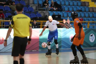 Match action from the 15th Senior Football Skating World Cup in Trabzon (photograph 9 of 34)