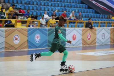 Match action from the 15th Senior Football Skating World Cup in Trabzon (photograph 10 of 34)