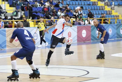 Match action from the 15th Senior Football Skating World Cup in Trabzon (photograph 25 of 34)