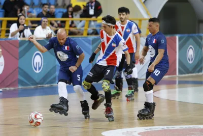 Match action from the 15th Senior Football Skating World Cup in Trabzon (photograph 26 of 34)